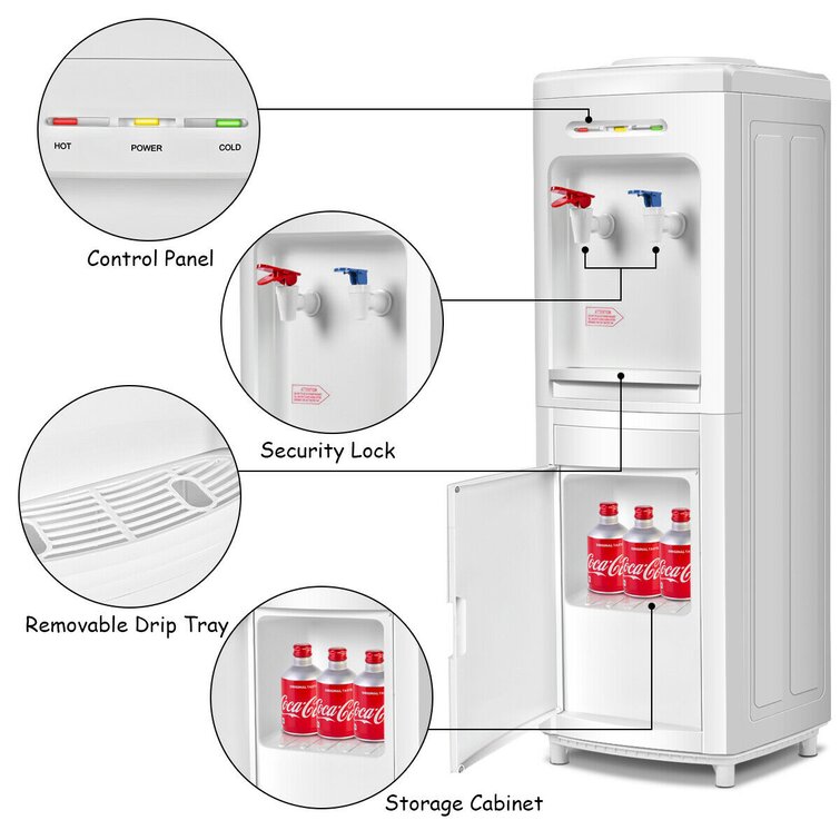 Water sales cooler cabinet